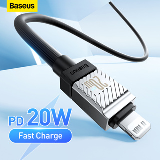 Baseus PD 20W USB Type C สายเคเบิล สําหรับ iPhone 14 13 8 สายเคเบิล USB C ที่รวดเร็ว สําหรับ iPhone สายชาร์จ Type C เป็นสายเคเบิลไฟ รหัส