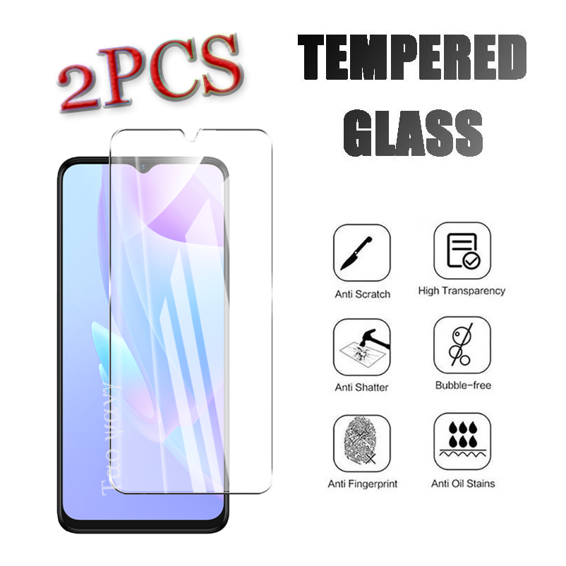 ฟิล์มกระจกนิรภัยกันรอยหน้าจอ แบบใส สําหรับ Spark 10 4G 10C Hot 30i Spark 10Pro Spark Spark Go 2023 6