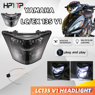 Yamaha ไฟหน้ารถจักรยานยนต์ LED T135 Spark 135/135i V1 Sniper 135 V1 Jupiter MX135 LC135 V1 Exciter 135 V1