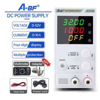 A-bf พาวเวอร์ซัพพลาย 110V 220V DC 300W ปรับได้ 30V 10A แหล่งแล็บ ตัวควบคุมแรงดันไฟฟ้า 4 หลัก พร้อมฟังก์ชั่นหน่วยความจํา