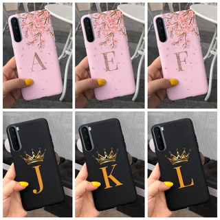 เคสโทรศัพท์มือถือ ซิลิโคนนุ่ม TPU ลายตัวอักษร สีดํา ชมพู สําหรับ OnePlus Nord 8 Nord 5G Z AC2001 AC2003