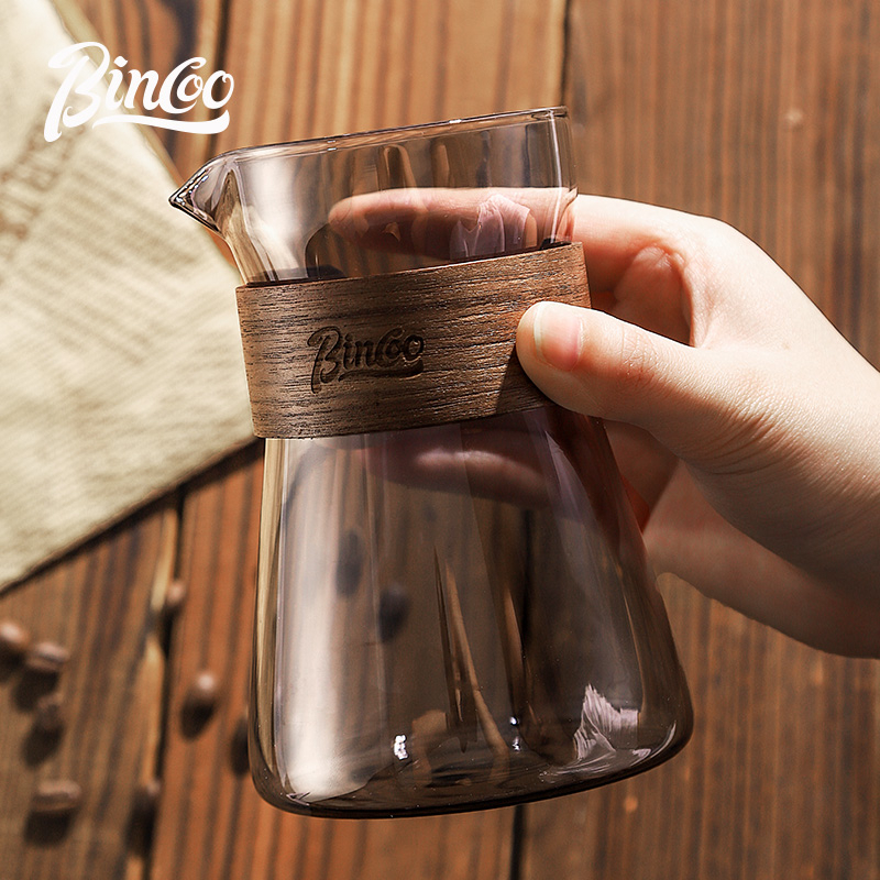Bincoo ชุดหม้อชงกาแฟ แก้วกาแฟ แก้ว กาต้มน้ําสกัดเย็น 500 มล. - รูปที่ 6