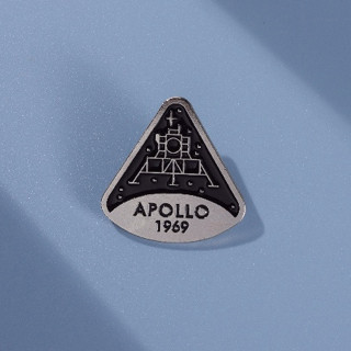 Apollo เข็มกลัด รูปจรวด 1969 เครื่องประดับแฟชั่น