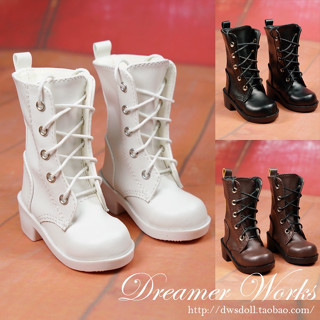 【bjd Shoes】รองเท้าบูท แบบผูกเชือก สําหรับตุ๊กตา 1/3 1/4