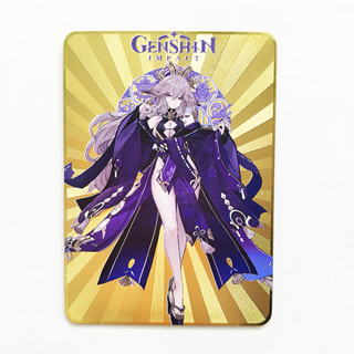 การ์ดเกม Genshin ImpactMetal Card fan-fiction สีพิเศษ