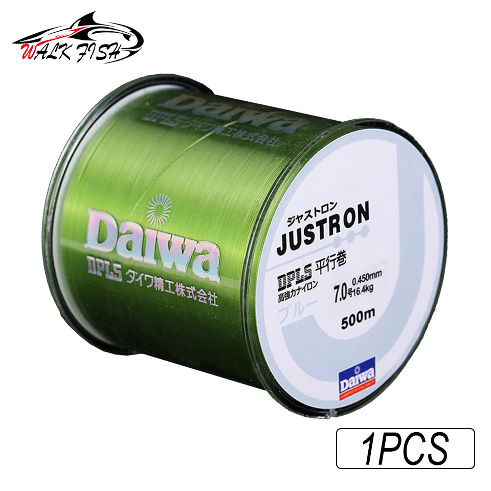 Daiwa สายเบ็ดตกปลาไนล่อน 2-35LB 500 ม. ทนต่อการสึกหรอ สไตล์ญี่ปุ่น