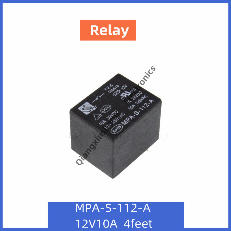 รีเลย์อิเล็กทรอนิกส์ ขนาดเล็ก MPA-S-112-A 12V 4-Pin 10A สําหรับเครื่องปรับอากาศ หม้อหุงข้าว Jiuyangmei