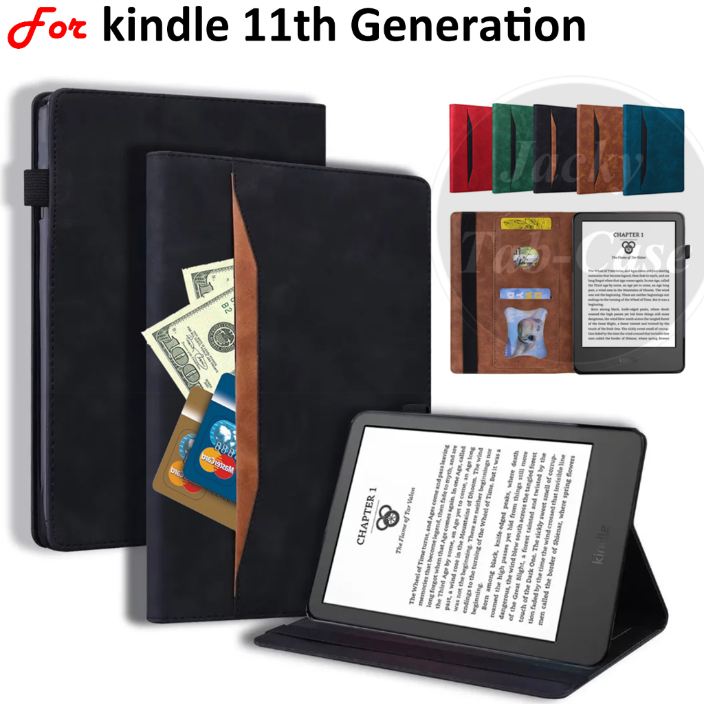 สําหรับ Basic kindle (11th Generation) 2024 2022 6.0 "C2V2L3 RS23CV กระเป๋าสตางค์ Flip PU ปกหนังสําห