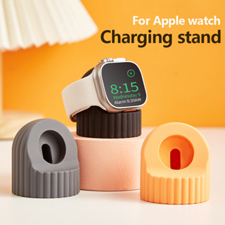 แท่นชาร์จซิลิโคนลูกฟูก สําหรับ iwatch band 8 7 6 SE 5 4 49 มม. 45 มม. 44 มม. 41 มม. 40 มม.