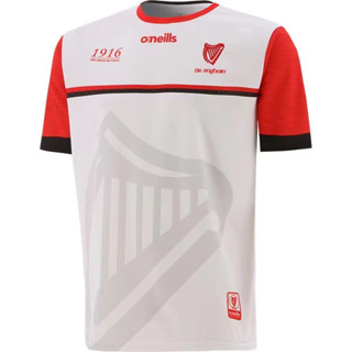 Gaa Series White 1916 ชุดกีฬาที่ระลึก แขนยาว สีแดง