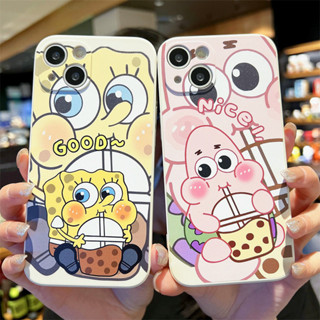 Couple Casing for Hauwei Nova 8 7i 7 6 SE 5T 3 3i 3E 4E Y7A Y6P Y9S Y6 Y7 Pro Y9 Prime 2019 Honor 20 Mate 50 Pro+ 40 30 20 Pro 5G P30 P20 Lite Spongebob Patrick Star Case MDD 47