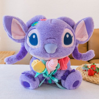 ตุ๊กตาดิสนีย์ Stitch สีม่วง ของเล่นคู่รัก ของขวัญวันเกิด สําหรับแฟนสาว