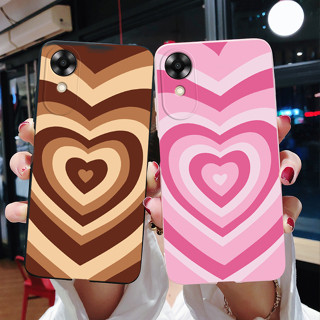 เคสโทรศัพท์ซิลิโคน TPU แบบนิ่ม ลายหัวใจ สีรุ้ง สําหรับ OPPO A17k (CPH2471) A17k A 17k 4G 2022