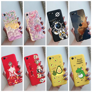 เคสโทรศัพท์มือถือซิลิโคน TPU แบบนิ่ม พิมพ์ลายดอกไม้ สีแคนดี้ สําหรับ Vivo Y81 Y81i Y81S Y83A 1803 1808 1812