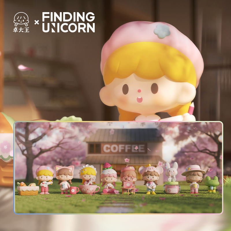 FINDING UNICORN ZZOTON Cherry blossom cafe Series ZZOTON Secret Finding unicorn