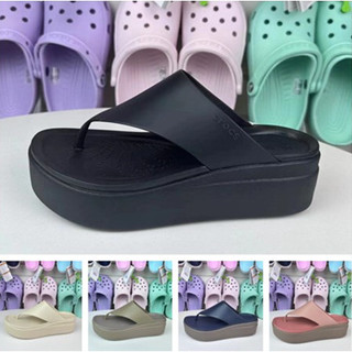 Crocs Brooklyn รองเท้าแตะ พื้นหนา สําหรับผู้หญิง [208727]