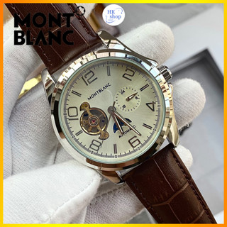 Montblanc นาฬิกาข้อมืออัตโนมัติ สายสแตนเลส กันน้ํา แฟชั่นนักธุรกิจ สําหรับผู้ชาย