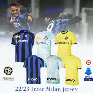 เสื้อกีฬาแขนสั้น ลายทีมชาติฟุตบอลชั้นนํา Inter Milan 22 23 ชุดเหย้า ทีมเหย้า สําหรับผู้ชาย ไซซ์ S - 4XL