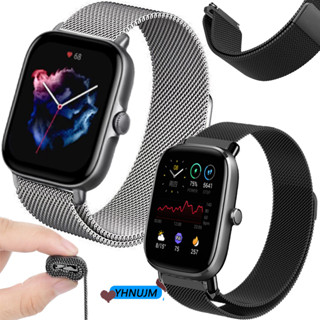 สายนาฬิกาข้อมือ โลหะ เหล็ก ปลดเร็ว สําหรับ Amazfit GTS 4 Mini GTS 2 Mini Smart Watch Band Amazfit GTS 3 2e 2 SmartWatch Correa