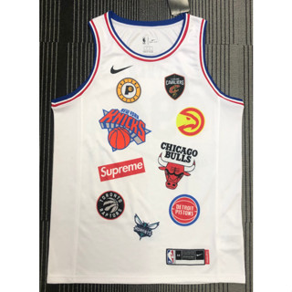 hot pressed nba 94 white basketball jersey