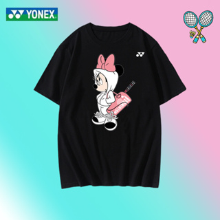 เสื้อกีฬาแบดมินตัน Yonex แฟชั่นฤดูร้อน สําหรับผู้ชาย และผู้หญิง 2023