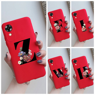 เคสโทรศัพท์ ซิลิโคนนิ่ม กันกระแทก ลายตัวอักษร CPH2471 สําหรับ OPPO A17k A 17k