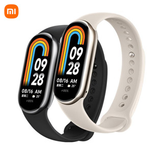 Xiaomi Bracelet 8 Sports Health Bracelet 5ATM สร้อยข้อมืออัจฉริยะ วัดอัตราการเต้นของหัวใจ การนอนหลับ กันน้ํา แบบเต็มหน้าจอ อายุการใช้งานแบตเตอรี่ยาวนาน