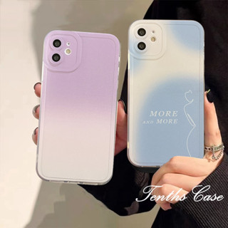 เคสโทรศัพท์มือถือนิ่ม ไล่โทนสีม่วง พร้อมขาตั้ง สําหรับ OPPO A78 A17 A17K A57 A77 A76 A96 A95 A93 A74 A55 A54 A16 A16k A15 A53 A33 A32 A31 A9 A5 A5s A3s Reno 5 A94 A92 A52