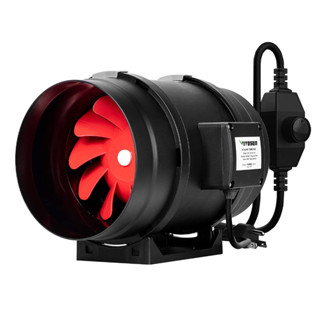 Vivosun T8 พัดลมระบายอากาศ 8 นิ้ว 720 CFM 240V 50HZ พร้อมตัวควบคุมความเร็ว สําหรับเต็นท์ปลูกต้นไม้