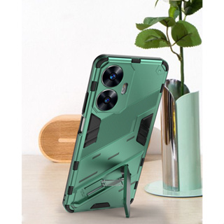 เคสมือถือ แบบแข็ง แบบนิ่ม พร้อมขาตั้ง กันกระแทก สําหรับ Realme C55 RealmeC55 case เคส