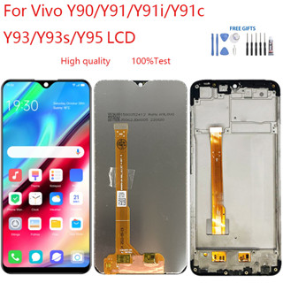 อะไหล่หน้าจอสัมผัสดิจิทัล LCD แบบเปลี่ยน สําหรับ Vivo Y90 Y91 Y91i Y91c Y93 Y93s Y95