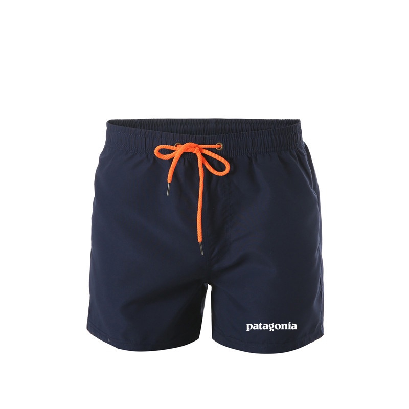 Patagonia Classic Logo Print Pattern กางเกงขาสั้นสำหรับชายหาด