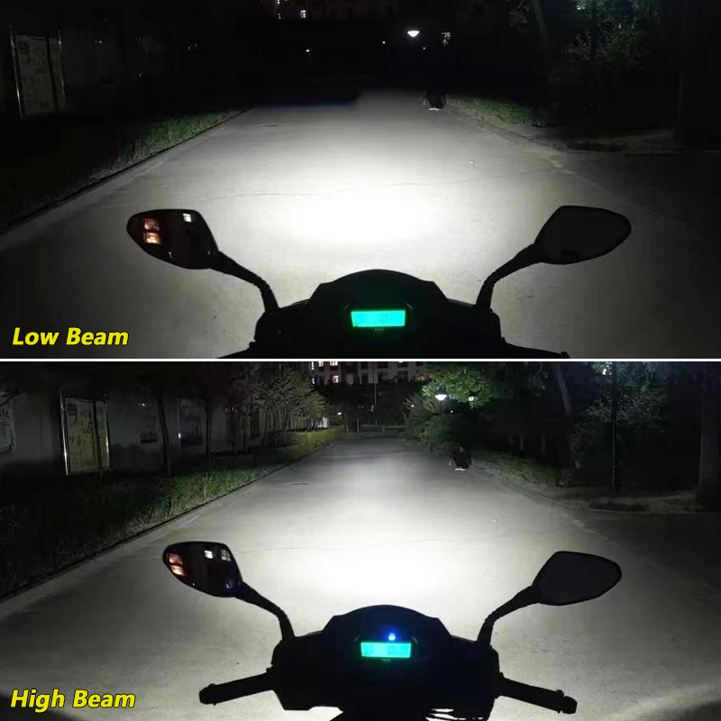 Tuffoo หลอดไฟหน้า LED H4 HS1 1 ชิ้น พร้อมเลนส์โปรเจคเตอร์ ขนาดเล็ก สีขาว สีเหลือง สําหรับรถจักรยานยนต์ ราคา ถูกที่สุด ดีลบีเคเค แกลเลอรีภาพที่ 4