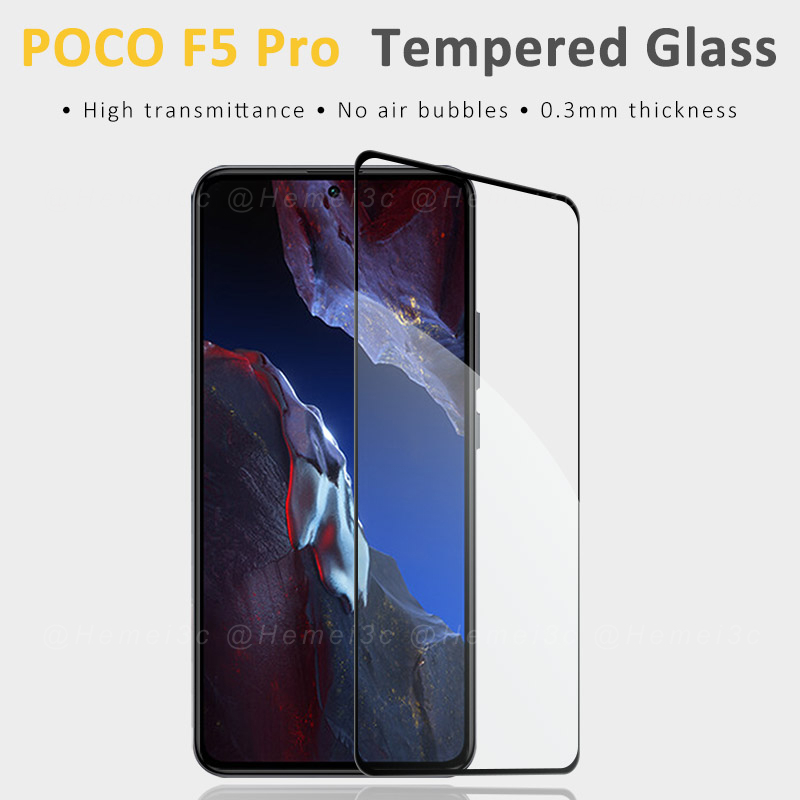 SmartDevil ฟิล์มกระจกนิรภัยกันรอยหน้าจอ แบบใส ป้องกันลายนิ้วมือ สําหรับ Xiaomi Poco X5 Pro Poco X5 Poco F5 Redmi Note 12 Pro