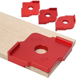 Aluminum Router Table Carpenter Corner Radius Jig Wood Panel Quick Radius Corner Table Bits Router Jig Angle Templates