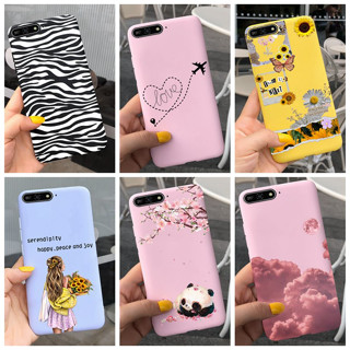 ใหม่ล่าสุด เคสโทรศัพท์ซิลิโคน TPU แบบนิ่ม ลายเพ้นท์ สําหรับ Huawei Y6 2018 ATU-L11 ATU-L22 Y 6 2018