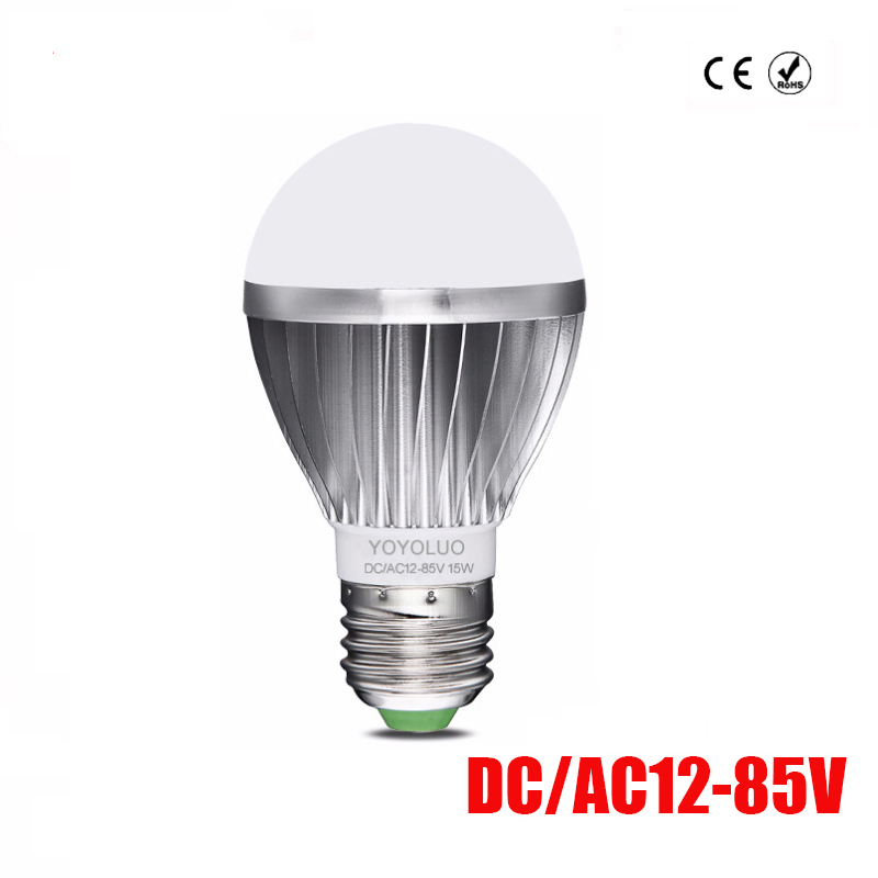 โคมไฟตั้งโต๊ะ LED DC12V-85V E27 DC12V 24V 36V 85V 3W 6W 9W 12W 15W 18W