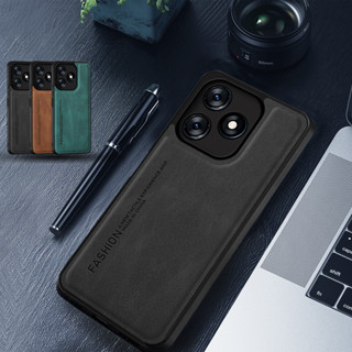 เคสโทรศัพท์หนัง TPU แบบนิ่ม กันกระแทก หรูหรา สําหรับ Tecno Spark 10 4G