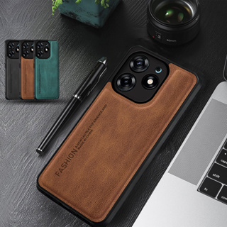 เคสโทรศัพท์หนัง TPU แบบนิ่ม กันกระแทก หรูหรา สําหรับ Tecno Spark 10 Pro