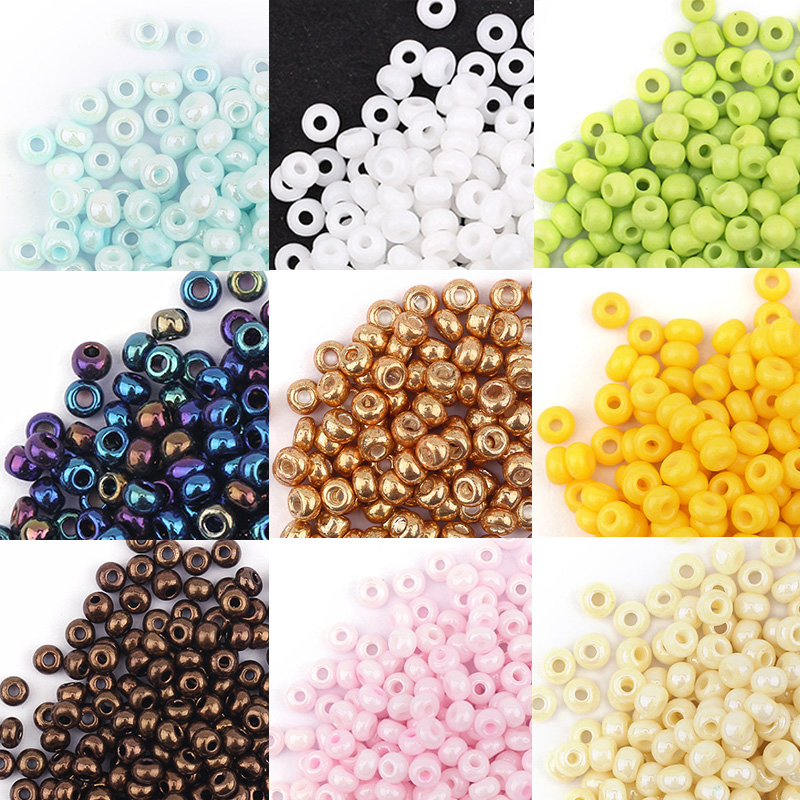 15กรัม/ถุง (approx 500ชิ้น) 3.0มิลลิเมตรสีทึบแก้วเมล็ดลูกปัด8/0เครื่องแบบรอบ ตัวเว้นวรรค สําหรับ ทําเอง ทําด้วยมือเครื่องประดับสร้อยข้อมือสร้อยคอหัตถกรรมทํา
