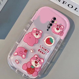 เคสโทรศัพท์มือถือแบบนิ่ม ลายการ์ตูนหมีน่ารัก สําหรับ OPPO Reno2F Reno5 Reno6 Reno7 Reno8 Reno8T Reno8Z