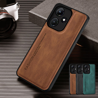 เคสโทรศัพท์มือถือหนัง เนื้อแมตต์ หรูหรา สําหรับ Infinix Hot 30i