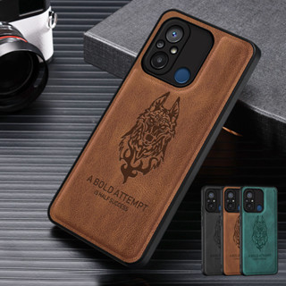 เคสหนังแกะ เนื้อแมตต์ สําหรับ Redmi 12C