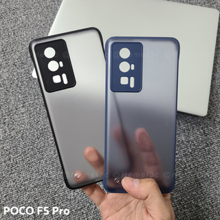 สําหรับ Xiaomi Poco F5 Pro เคส เคลือบด้าน โปร่งใส ไม่มีกรอบ แข็ง PC เคสโทรศัพท์ด้านหลัง