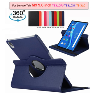 For Lenovo Tab M9 9.0 inch TB310FU TB310XC TB-310 360 Rotating Tablet Funda Flip Cover Auto Sleep Stand PU Leather Lenovo Smart TabM9 (HD) WiFi