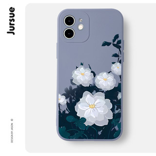 JURSUE เคสไอโฟน เคสซิลิโคนนุ่มกันกระแทกน่ารักตลก เคสโทรศัพท์ Compatible for iPhone 15 14 13 12 11 Pro Max SE 2020 X XR XS 8 7 6 6S Plus พลัส XYH1651