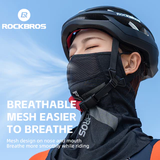【TH Delivery】ROCKBROS หน้ากากป้องกันรังสียูวีกันแดด Upf50+ ระบายอากาศสําหรับผู้ชายและผู้หญิง