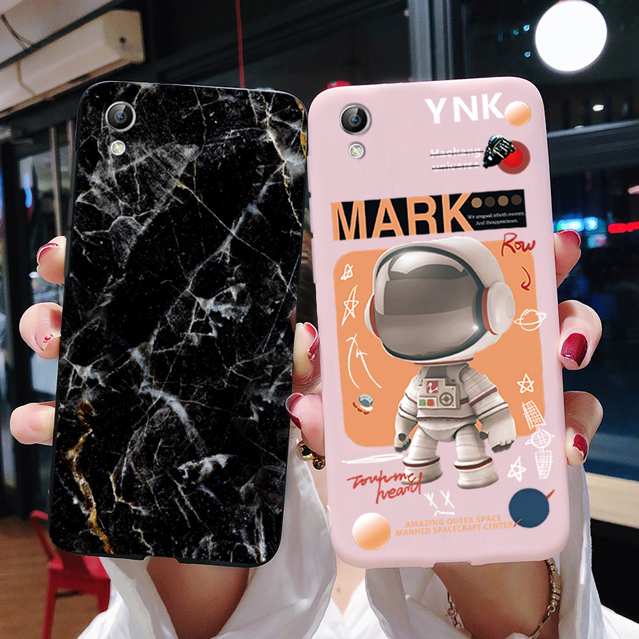 เคสโทรศัพท์ซิลิโคน TPU แบบนิ่ม ลายนักบินอวกาศ สีดํา กันกระแทก สําหรับ Vivo 1707 Y51 Y51A Y51L 2015