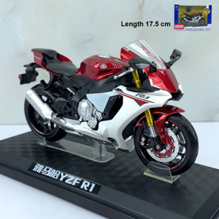 โมเดลรถจักรยานยนต์ ขนาดเล็ก สเกล 1:12 YAMAHA YZF-R1