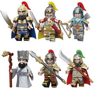 ใหม่ ฟิกเกอร์ Three Kingdoms Yuan Shao Camp General Mini Block ของเล่น สําหรับเด็ก 20343-20348